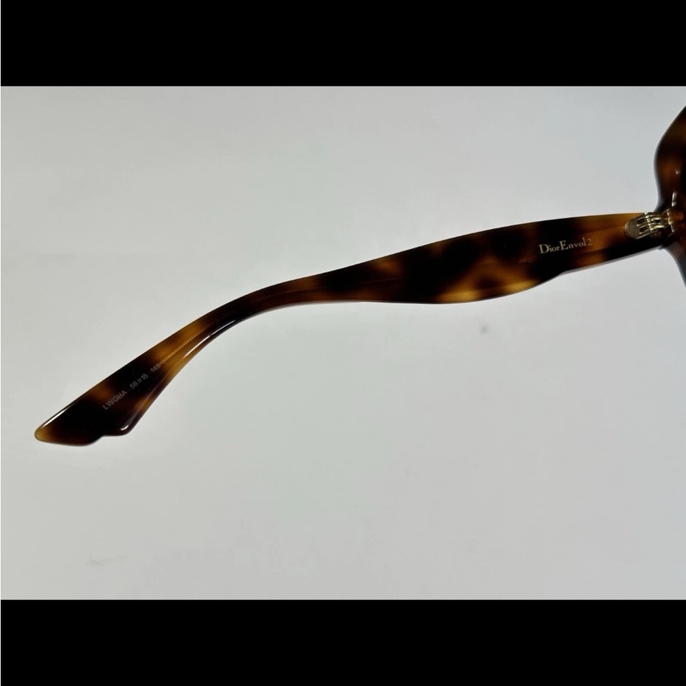 Authentic Christian Dior Envol 2 LWGHA Women Brown Cream Square Sunglasses Italy - Picture 6 of 8
